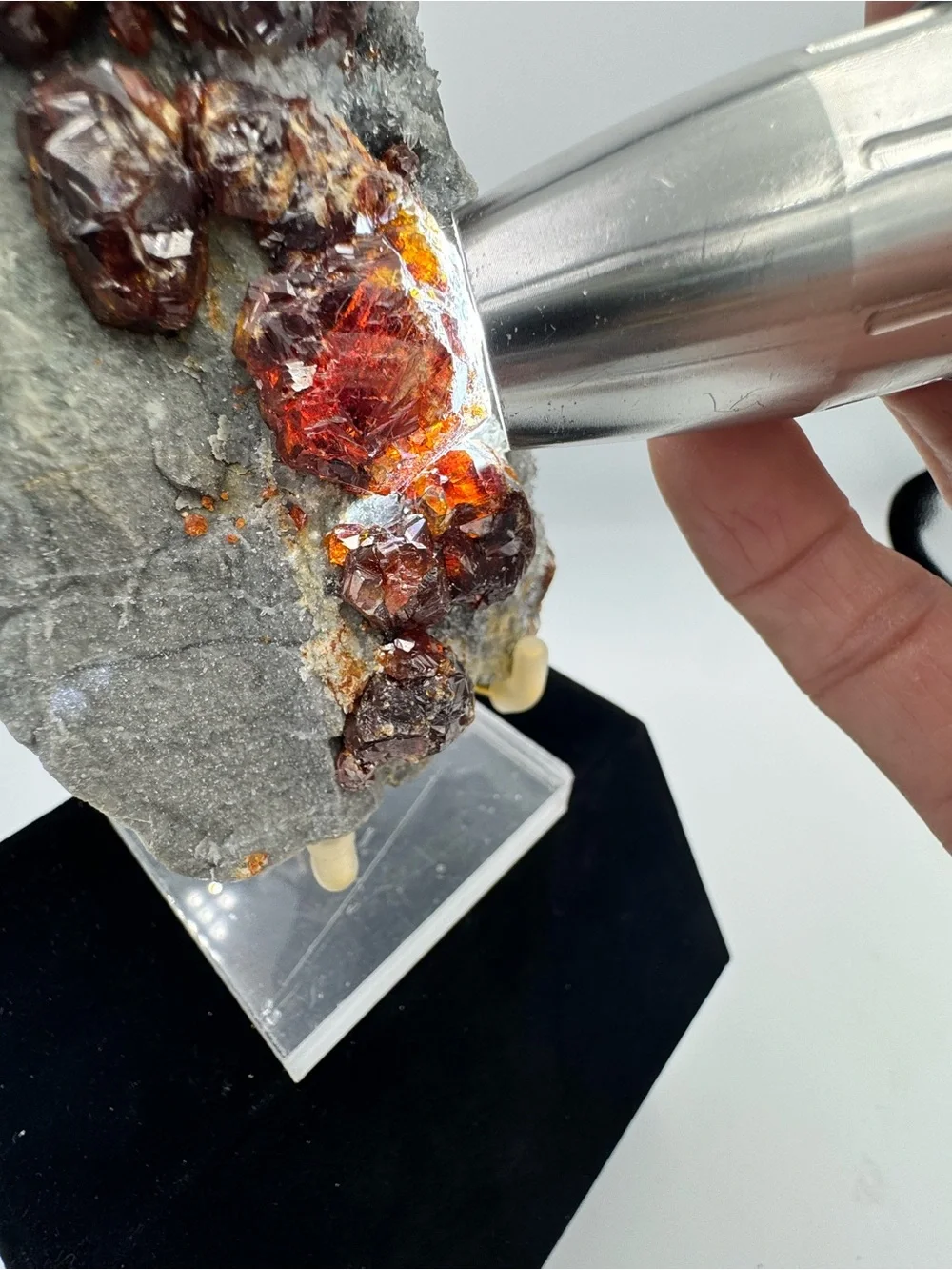 Garnet Crystals on Matrix
